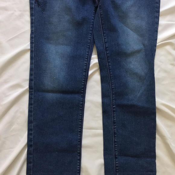 🔴𝗕𝗢𝗚𝗢🔴northern reflections ankle embroidered womens jeans - Picture 10 of 16